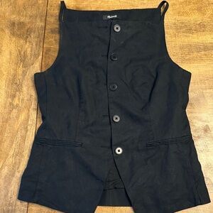 Madewell Midnight Black Vest